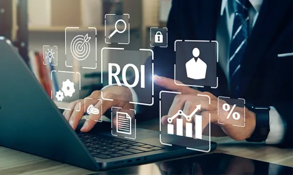 rafico sui costi e il ritorno sull’investimento (ROI) di un software di gestione documentale