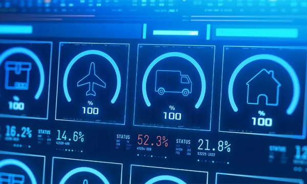 Esempio di dashboard per il monitoraggio in tempo reale della supply chain con EDI